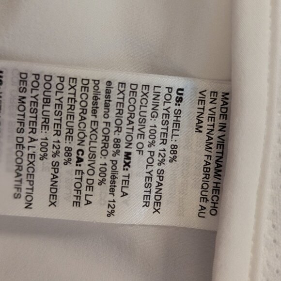 Chico's size 1, White Swing Jacket - Picture 15 of 16